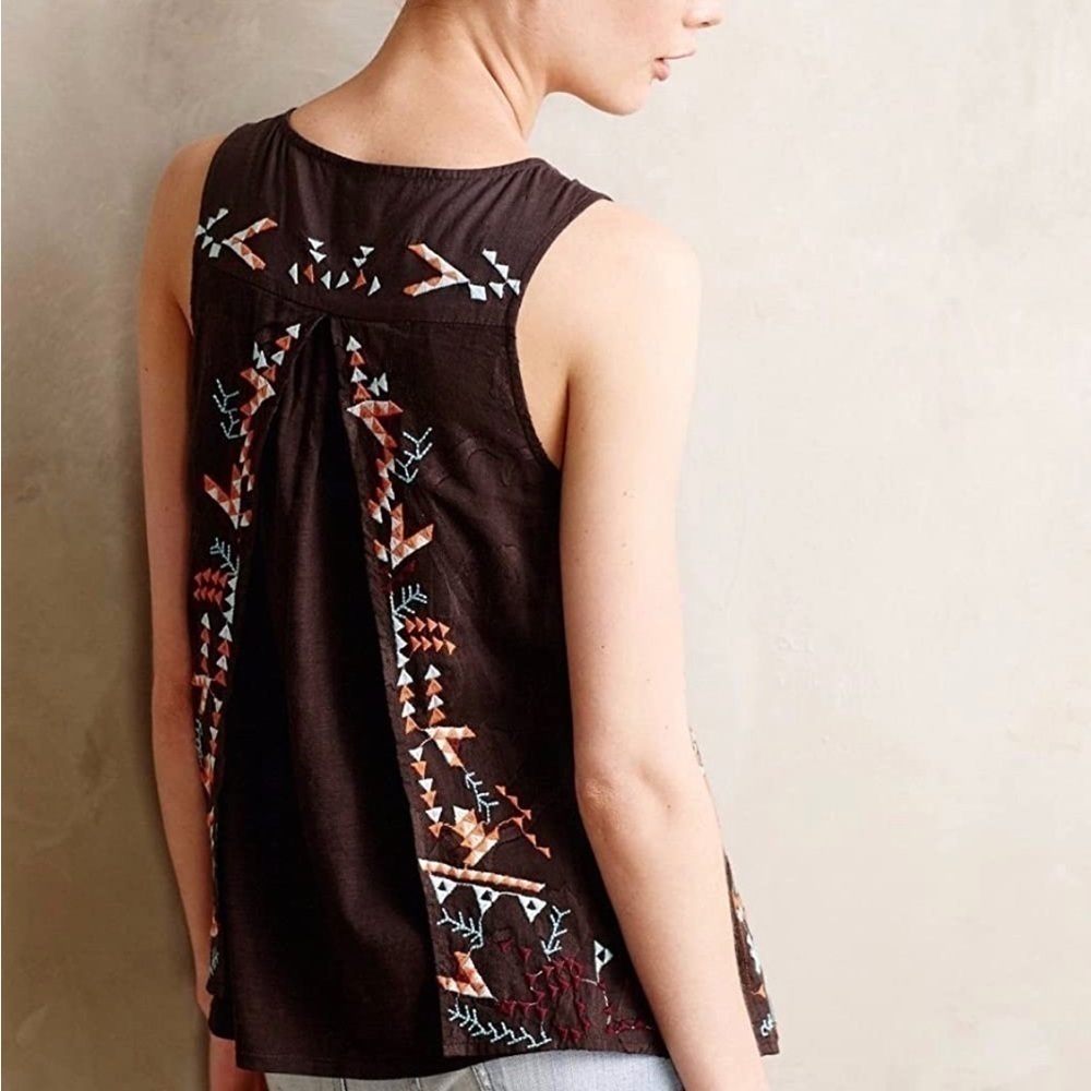 Akemi + Kin “Rigmarole” Boho Top, Size X Small - Picture 6 of 16